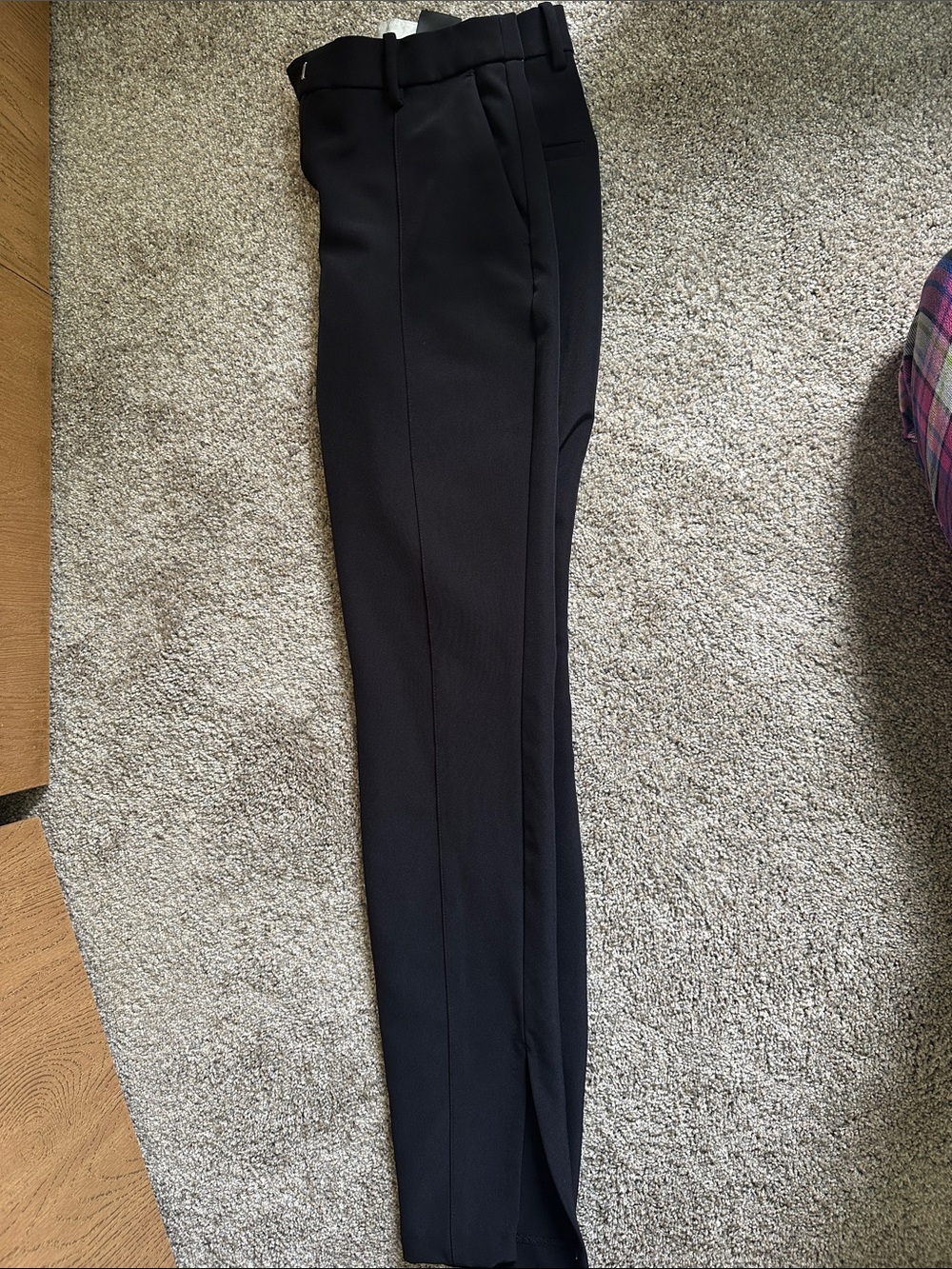 H&M Black Tailored Trousers